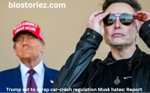 Trump set to scrap car-crash regulation Musk hates: Report